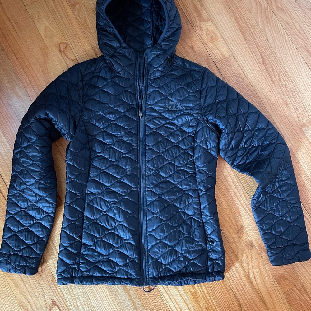 Navy Blue North Face Thermoball Jacket
